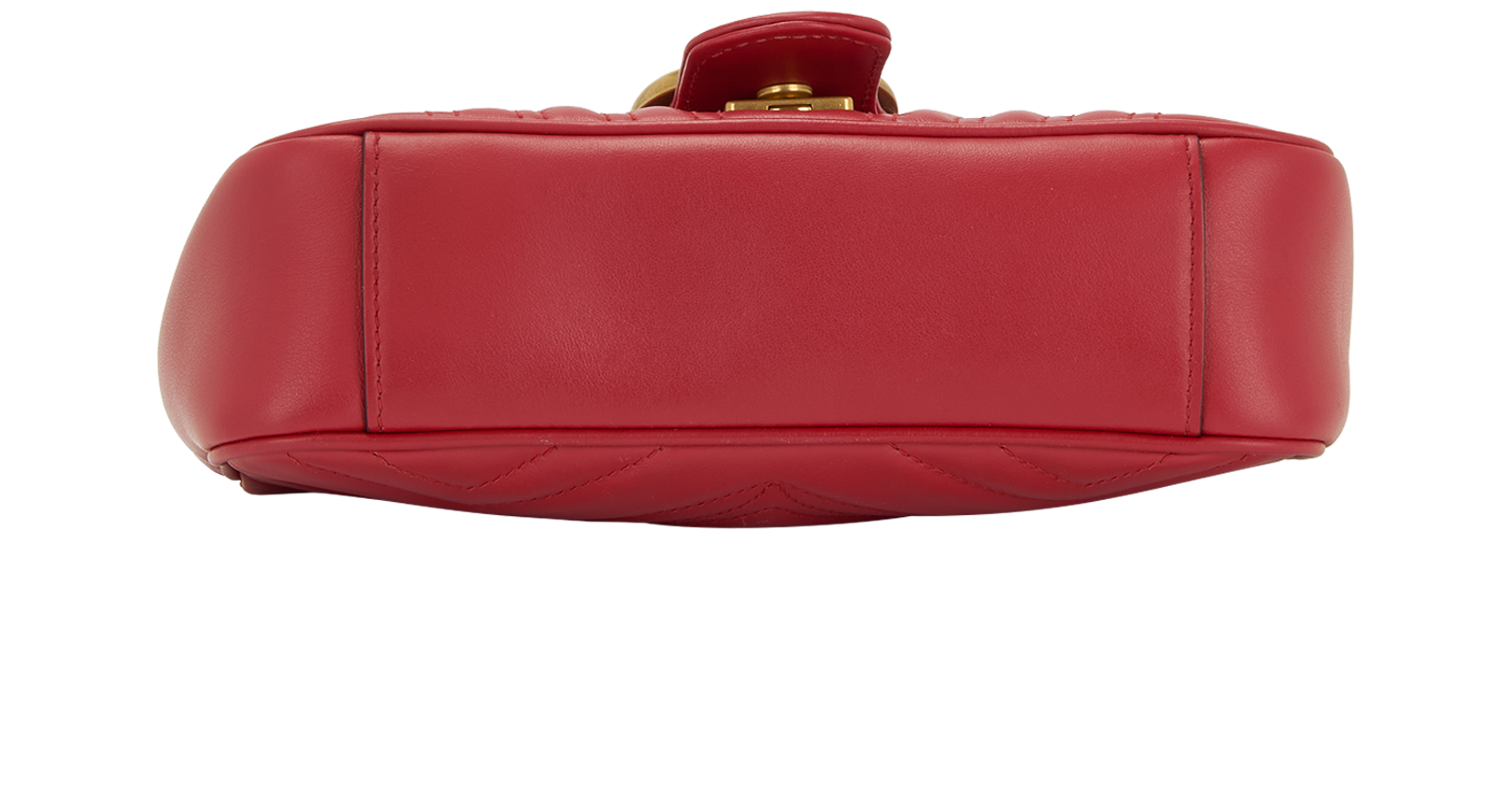 Small GG Marmont, &pound;650, Handbags, Red, Leather, Top view